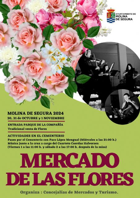 El Mercado de las Flores 2024 de Molina de Segura se celebra del 30 de octubre al 1 de noviembre - 1, Foto 1