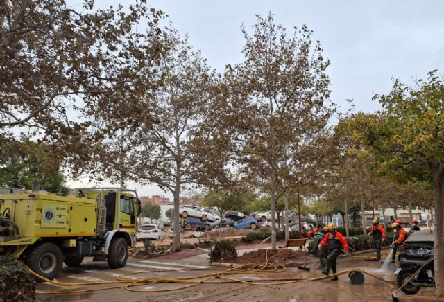 Los efectivos de ayuda de la Región tras la Dana realizan 279 intervenciones para colaborar en la reconstrucción de Algemesí, Picanya y Paiporta - 2, Foto 2