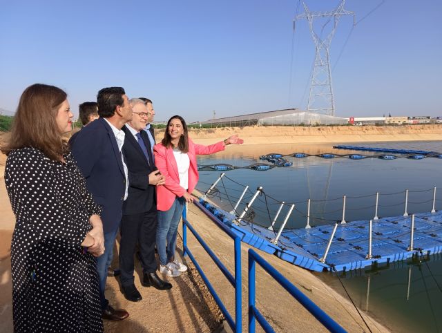 El Gobierno regional invierte 625.000 euros en la nueva planta solar flotante de la Comunidad de Regantes del Campo de Cartagena - 1, Foto 1