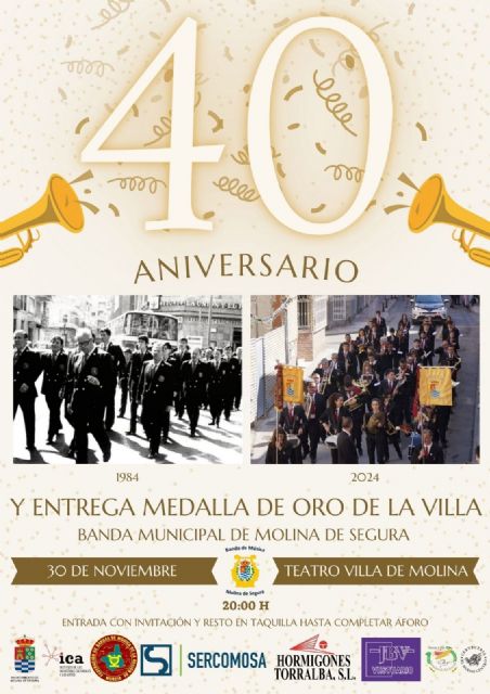 La Banda Municipal de Música de Molina de Segura conmemora su 40 aniversario con un concierto en el Teatro Villa de Molina el sábado 30 de noviembre - 2, Foto 2