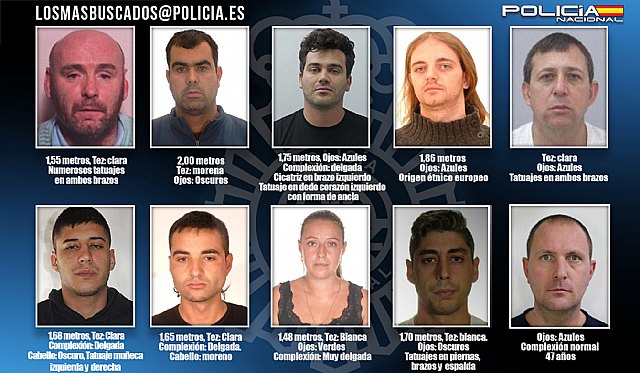 La Policía Nacional busca a diez fugitivos que podrían encontrarse en España - 1, Foto 1