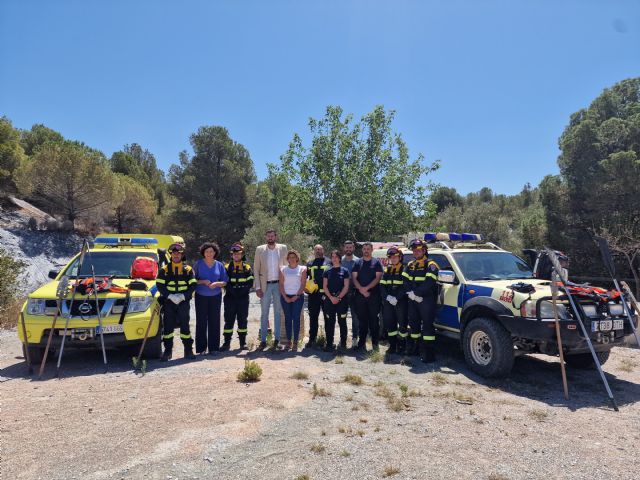 El Servicio de Emergencias Municipal y Protección Civil de Puerto Lumbreras realiza un simulacro de extinción de incendio en el Cabezo de la Jara - 2, Foto 2