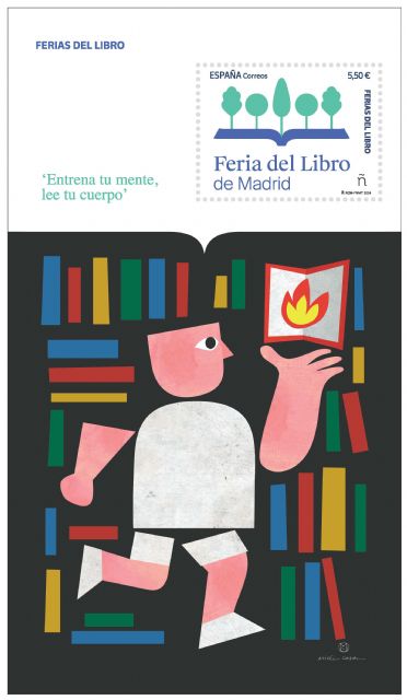 Correos presenta un sello dedicado a la Feria del Libro de Madrid, en la 54 edición de la Feria Nacional del Sello - 1, Foto 1