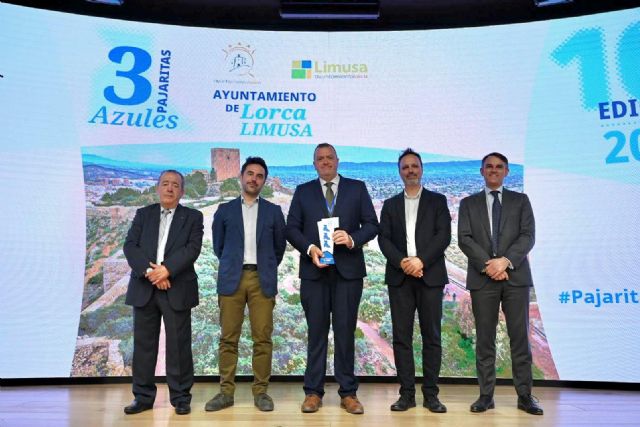 Lorca consigue por tercer año consecutivo el máximo galardón de las Pajaritas Azules de Aspapel Lorca consigue por tercer año consecutivo el máximo galardón de las Pajaritas Azules de Aspapel