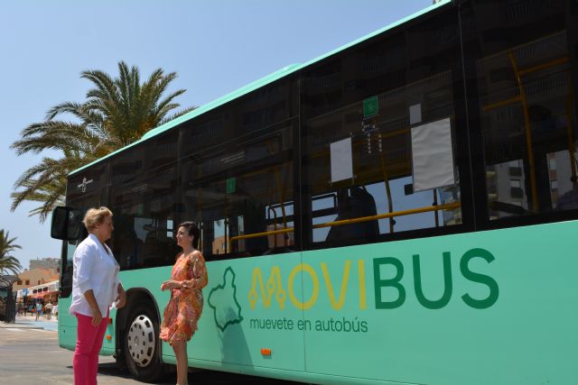 Refuerzan el servicio de Movibus en La Manga con conexiones cada media hora por su interior y con la ciudad de Cartagena - 1, Foto 1