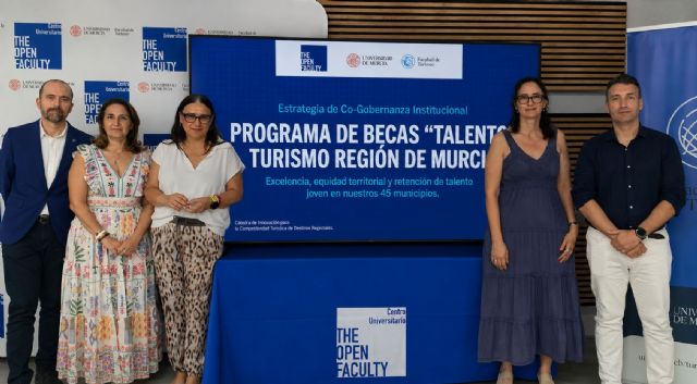 The Open Faculty impulsa el programa de becas 'Talento Turismo Región de Murcia' para formar a los futuros profesionales del sector The Open Faculty impulsa el programa de becas 'Talento Turismo Región de Murcia' para formar a los futuros profesionales del sector