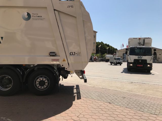 Torre Pacheco se convierte en el primer municipio de la Región en contar con camiones de recogida de basura híbridos - 1, Foto 1