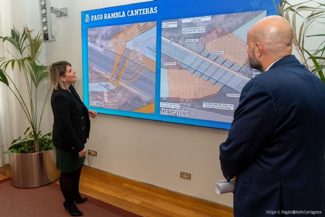 Una carretera anexa permitirá la circulación de vehículos durante la obra en la rambla de Canteras - 1, Foto 1