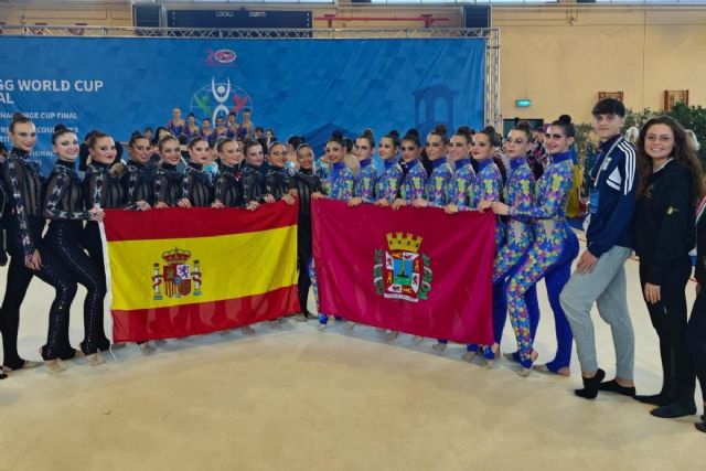 Los equipos de Gimnasia Estética de Grupo del Club Rítmica Cartagena, en los primeros puestos del ranking mundial - 1, Foto 1