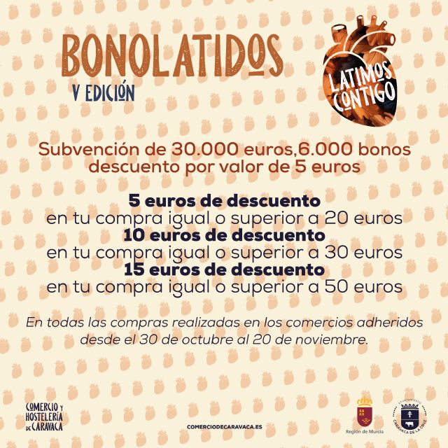 El Ayuntamiento de Caravaca y cerca de 70 comercios arrancan una nueva edición de los 'Bonolatidos', con descuentos directos en compras - 2, Foto 2