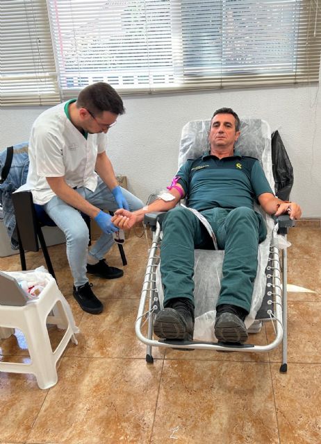 La Guardia Civil colabora altruistamente en la campaña de donación de sangre en Murcia - 1, Foto 1