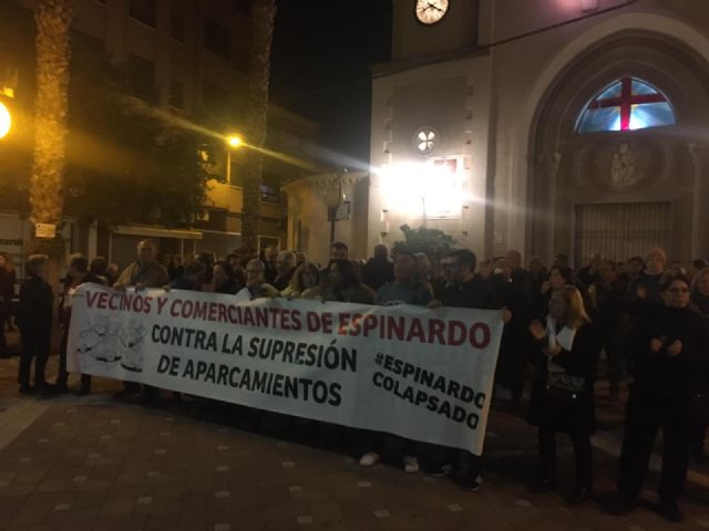 Cientos de vecinos salen a la calle en contra de las obras del Plan de Movilidad bajo el lema Espinardo vale más que un minuto - 1, Foto 1