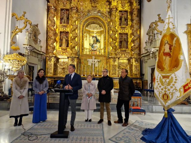 El alcalde destaca la importante labor de las cofradías de Semana Santa en la ampliación del patrimonio de Lorca - 1, Foto 1