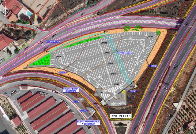 ElPozo Alimentacin invierte casi un milln de euros para construir 328 nuevas plazas de aparcamiento pblico en Alhama, Foto 1