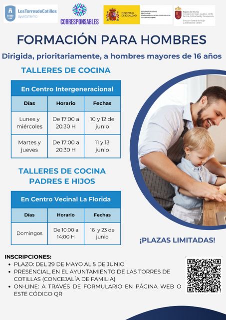 Talleres de cocina y corresponsabilidad para sensibilizar en igualdad efectiva entre hombre y mujeres - 1, Foto 1