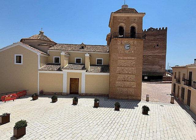 Finalizadas las obras de la plaza del ayuntamiento de Aledo - 1, Foto 1