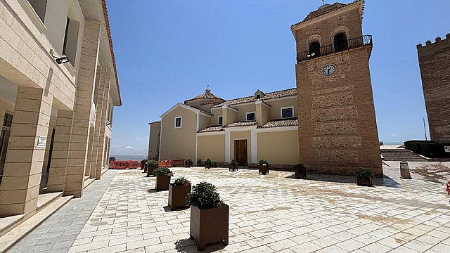 Finalizadas las obras de la plaza del ayuntamiento de Aledo - 2, Foto 2