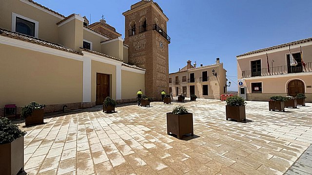 Finalizadas las obras de la plaza del ayuntamiento de Aledo - 3, Foto 3