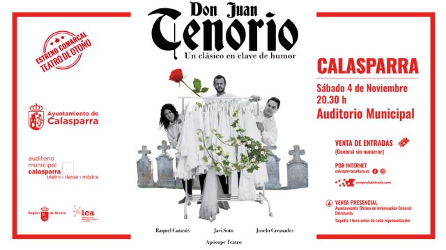 Llega al Auditorio Municipal Calasparra un Don Juan Tenorio en clave de humor - 2, Foto 2