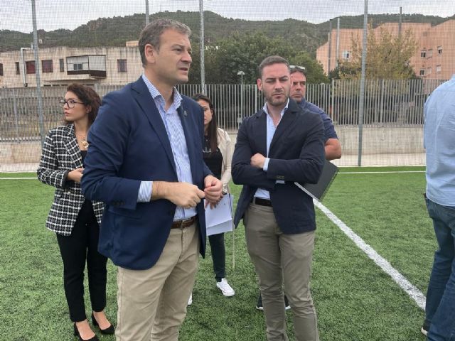 Los vecinos de Algezares ya pueden disfrutar de su nuevo campo de fútbol, pista de baloncesto y skate park - 2, Foto 2