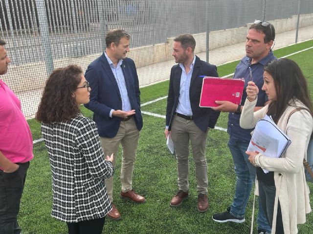 Los vecinos de Algezares ya pueden disfrutar de su nuevo campo de fútbol, pista de baloncesto y skate park - 4, Foto 4