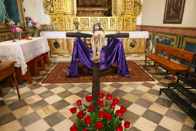 El Taller de Restauración Municipal de Lorca realiza una intervención en el Cristo de la Misericordia del Paso Morado - 1, Foto 1