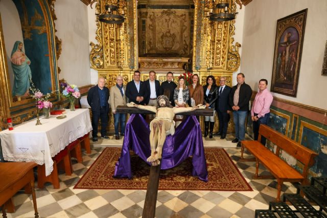 El Taller de Restauración Municipal de Lorca realiza una intervención en el Cristo de la Misericordia del Paso Morado - 5, Foto 5