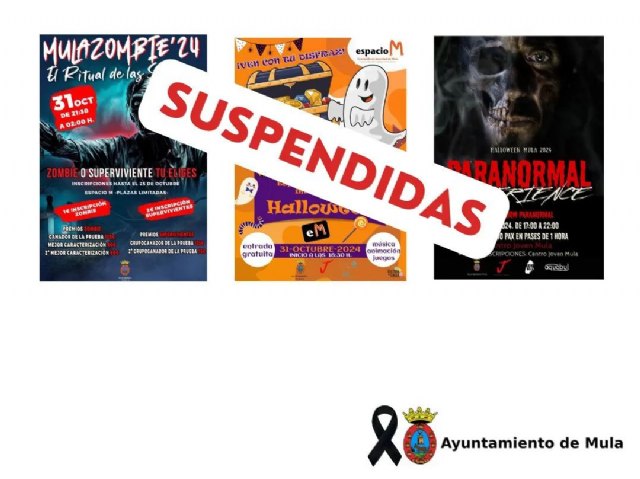 Suspensión de actividades en Mula con motivo del luto nacional - 1, Foto 1