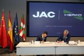 HERKO TRUCKS y JAC MOTORS firman un acuerdo para impulsar la comercializacin de camiones propulsados por BioAutogs en Europa