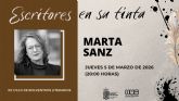 La gran Marta Sanz protagoniza el siguiente encuentro de Escritores en su tinta, el próximo 5 de marzo en Molina de Segura La gran Marta Sanz protagoniza el siguiente encuentro de Escritores en su tinta, el próximo 5 de marzo en Molina de Segura