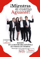 MIENTRAS EL CUERPO AGUANTE, tributo musical a El gusto es nuestro, llega al Teatro Villa de Molina el viernes 2 de junio