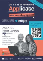 El Ayuntamiento de Molina de Segura y la Fundación Integra impulsan la formación digital gratuita con un aula móvil itinerante