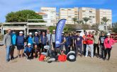 Hidrogea e Hippocampus unen esfuerzos para limpiar de basura la Isla del Ciervo del Mar Menor