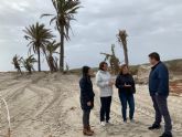 Labores de mantenimiento realizadas en el parque regional Salinas de San Pedro tras los temporales