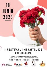 El primer Festival Infantil de Folklore de Molina de Segura se celebra el domingo 18 de junio en el Auditorio Virginia Martnez Fernndez