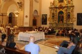 La iglesia de San Mateo se llena de fieles en la Misa de Envo de los participantes en la Jornada Mundial de la Juventud de Lisboa