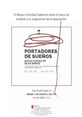 Inauguracin Portadores de suenos de Blas Miras en el Museo Cristbal Gabarrn