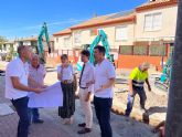 El Gobierno local de Molina de Segura mejora la urbanización Casas del Aire con la renovación de la red de abastecimiento