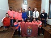 El alcalde despide al CDU Ciezaps antes de su marcha al Campeonato de España de fútbol sala