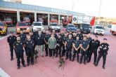 El Ayuntamiento desplaza a Valencia un contingente de 19 personas, nueve vehculos, drones y tres perros de rescate