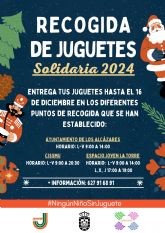 Los Alcázares reactiva su exitosa campaña solidaria ‘Ningún niño sin juguete’