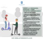 La Concejala de Movilidad comienza una campaa informativa sobre el uso del patinete