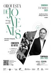 La Orquesta de Jvenes de la Regin ofrece un 'Concierto de Reyes' en el Auditorio Vctor Villegas bajo la batuta de Christian Vsquez