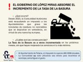 Ganar Totana-IU denuncia que la Comunidad Autnoma absorbe el incremento de la Tasa de la Basura que pagarn los totaneros sin invertir en el servicio