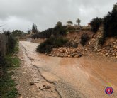 Numerosas incidencias en Totana debido a las intensas lluvias