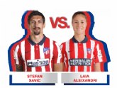 Stefan Savic frente a Laia Aleixandri. ?Quin sabe ms de ftbol?