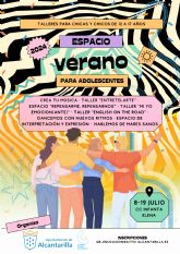 Abierto el plazo de inscripcin para participar en el espacio de verano para adolescentes de 12 a 17 años