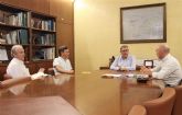 El presidente de la CHS mantiene una reunión con la Demarcación del Colegio de Ingenieros, Caminos, Canales y Puertos de la Región de Murcia