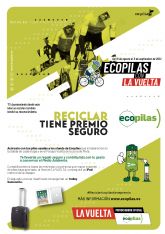 Ecopilas prev superar las dos toneladas de pilas recogidas en la vuelta a espana y el descenso del sella