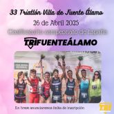 El Triatln Internacional Villa de Fuente lamo 2025 ya tiene fecha y ser clasificatorio para el Campeonato de Espana de Triatln Sprint